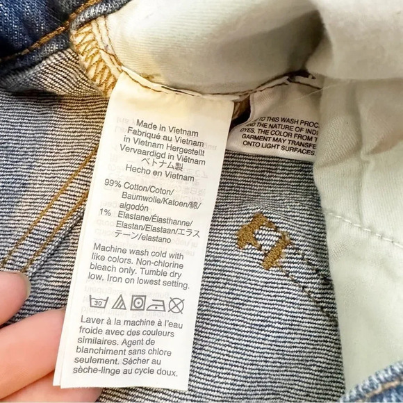 MADEWELL The Perfect Jean Short‎ in Rayburn: Comfort Stretch Edition Size 32 - Picture 7 of 7